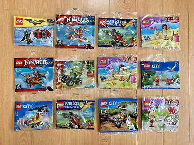 Buy 12 LEGO Polybags - Batman, Ninjago, City, Friends And More NEW FACTORY SEALED • 34.95£