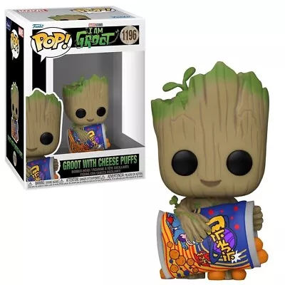 Buy POP! I Am Groot - GROOT WITH CHEESE PUFFS #1196 - New • 13.99£