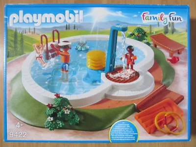 Buy Playmobil Summer Fun Swimming Pool & Figures Set 9422 NEW & Sealed • 34.99£
