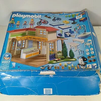 Buy Playmobil 4857 Playset With Accessories Near Complete Summer House • 19.99£