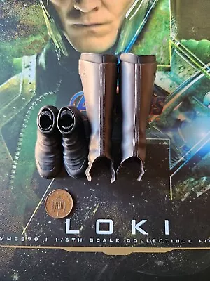 Buy Hot Toys Avengers Endgame Loki MMS579 Tall Boots Loose 1/6th Scale • 34.99£