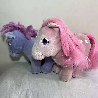 Buy Vintage My Little Pony Plush Softies Lickety Split And Blossom 1980s • 46.99£