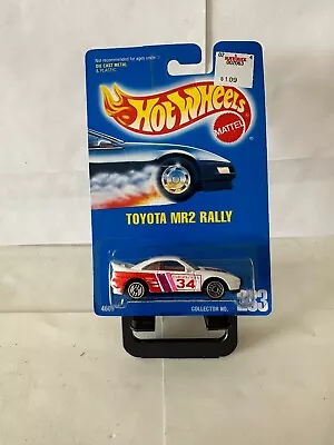 Buy 1991 Hot Wheels Blue Card Toyota MR2 Rally White #233 UH Wheels P70 • 7.33£