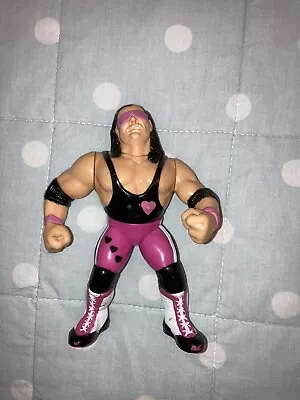 Buy Bret The Hitman Hart Official Hasbro Wrestling Figure Series 4 1991 90's WWF WWE • 14.99£