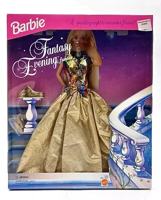 Buy 1994 Barbie Fantasy Evening Fashions / Sparkling Night Moden / Mattel 13023 • 41.01£