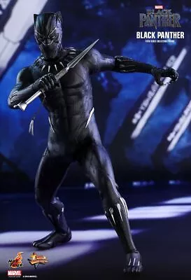 Buy Hot Toys 1/6 Marvel Black Panther Movie Mms470 King T'challa Action Figure • 745.99£