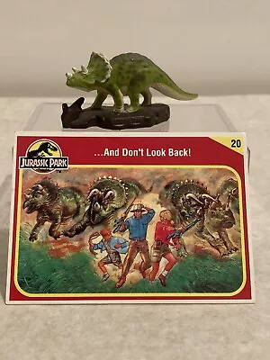 Buy Kenner Jurassic Park Die-Cast Diecast Triceratops JP 20 Complete With Card • 8£