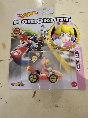 Buy Hot Wheels Mario Kart-cat Peach Standard Kart-new Sealed • 26.99£
