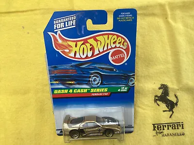 Buy Hot Wheels Ferrari F40 In Gold Special Edition Mint On Long Card • 30£