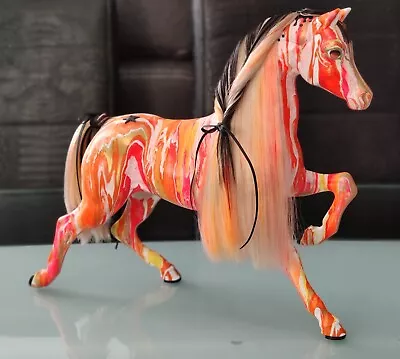 Buy Barbie Horse Horse OOAK Repaint CUSTOM Unique Fluid Liquid Type  • 88.05£