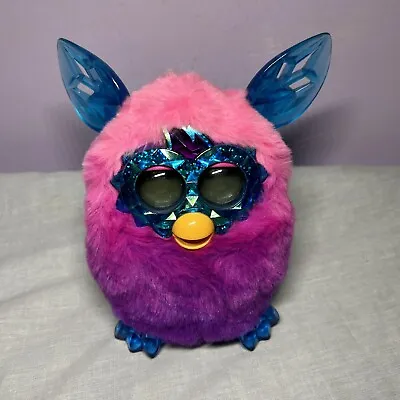 Buy Furby Boom Crystal Series Pink To Purple & Blue Ears Hasbro 2012 (Untested) • 5.49£