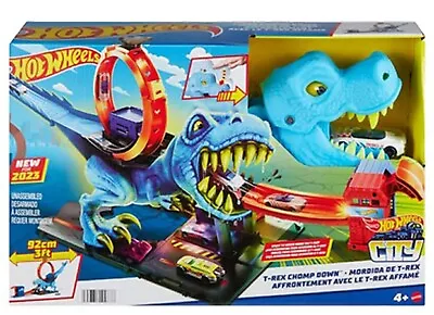Buy Hot Wheels City. T-Rex Chomp Down Playset. New And Unopened  • 28.95£