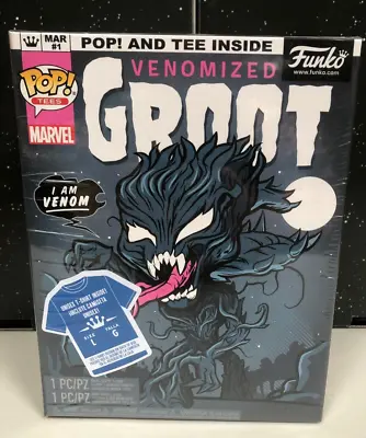 Buy Funko Pop Marvel Pop Tees 511 Venomized Groot & Large T-shirt New & Sealed • 19.95£