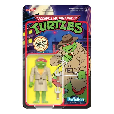 Buy Teenage Mutant Ninja Turtles W8 Undercover Raphael  ReAction Figure SUPER7 3.75  • 21.95£