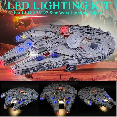 Buy LED Light Kit For Millennium Falcon - Compatible With LEGO 75192 Set • 29.99£