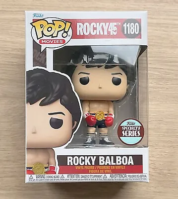 Buy Funko Pop Rocky 45th Rocky Balboa With Gold Belt #1180 + Free Protector • 24.99£