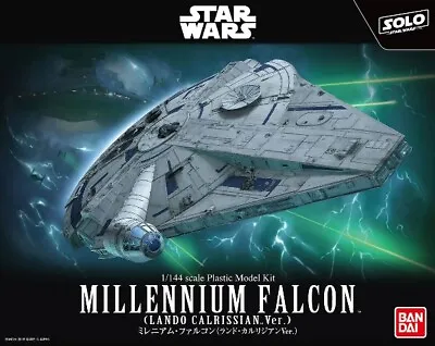 Buy BANDAI Star Wars Millennium Falcon Land Calrissian Ver. 1/144 Plastic Model Kit • 93.36£