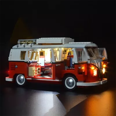 Buy BRIKSMAX Volkswagen T1 Camper Van Led Lighting Kit- Compatible With Lego 10220 • 14.99£