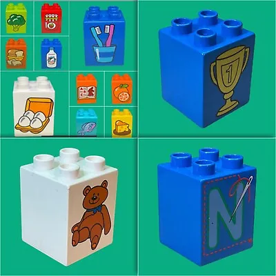Buy LEGO Duplo Picture Stones Motif Stones 2x2x2 To Choose From #D/11 • 1.54£