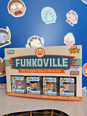 Buy Funko Freddy Bitty Pop! Funkoville Set For 4 Package Exclusive Comic-Con Sdcc • 102.43£