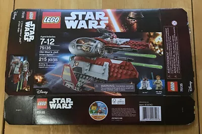 Buy LEGO 75135 (Empty Box) Collectible Storage Art Display Obi-Wan Jedi Interceptor • 38.61£