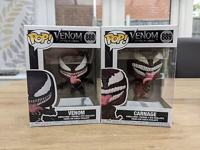 Buy Marvel Venom: Let There Be Carnage - Funko Pop Vinyls #888 & #889 - Used, Boxed • 22.50£