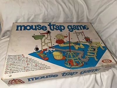 Buy VINTAGE BIG BOXED MOUSE TRAP GAME BY IDEAL 1960s / 70s • 0.99£