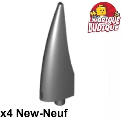 Buy LEGO 4x Horn Barb Large Flexible Claw (Claw Horn) Black/Black 11089 NEW • 1.45£