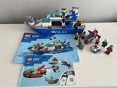 Buy Lego Police Patrol Boat Set 60277. Used. Complete With Instructions No Box • 18£