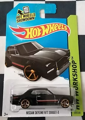 Buy 2014 Hot Wheels Nissan  Skyline H/T 2000 GT-X HW Workshop Then And Now 225/250 • 12£