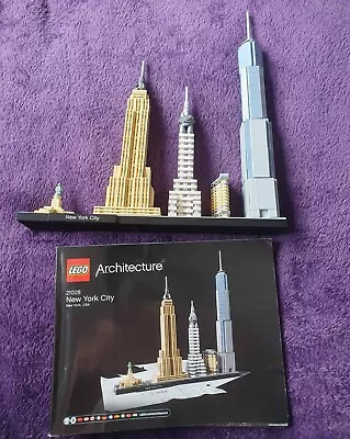 Buy LEGO ARCHITECTURE 21028 NEW YORK CITY. Damaged Boxed. • 9.99£