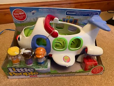 Buy BNIB Fisher Price Little People Lil Movers Airplane - People, Lights & Sounds • 24.99£