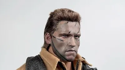 Buy 1/6 Action Figure Custom Head Sculpt Dutch Schwarzenegger Predator No Hot Toys • 170.44£