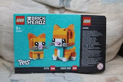Buy Lego Brickheadz No 40480 Pets Ginger Tabby & Kitten • 10£