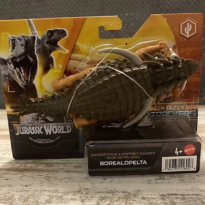 Buy Mattel Jurassic World Danger Pack Borealopelta Dino Trackers Dinosaur Figure NEW • 10.32£