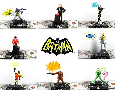 Buy BATMAN CLASSIC TV Series 8 HeroClix Set ~ Riddler Robin Catwoman Egghead Bruce • 14.23£