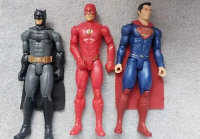 Buy DC Comic Superman Batman And Flash Stealth 12inch Action Figure. • 9.99£