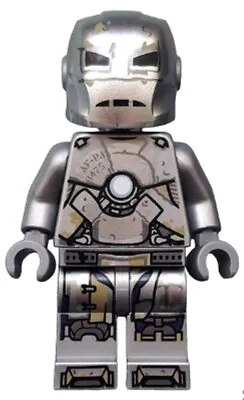 Buy New LEGO Disney Marvel Iron Man Mark 1 Silver Armor - Trans-Clear Head - Sh565 • 6.61£