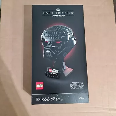 Buy LEGO 75343 Star Wars Dark Trooper Helmet - Brand New Sealed • 82.99£