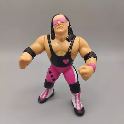 Buy Bret Hitman Hart WWF Hasbro Wrestling Figure WWE WCW ECW • 25£
