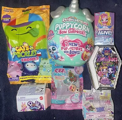 Buy INCREDIBLE! Girls Toy Bundle! Cry Babies, Rainbocorns, Hatchimals, Zombaes+++ • 24.99£