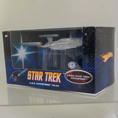 Buy Hot Wheels - Star Trek - U.S.S. ENTERPRISE NX-01 *NON-MINT* • 55.78£