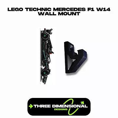 Buy Lego Technic Mercedes F1 W14 Car 42171 Wall Display Mount Bracket Hook Stand • 7.49£