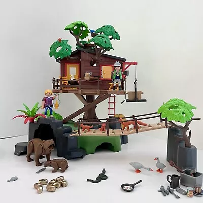 Buy Playmobil 5557 Tree House Wildlife Adventure - Great Set - Used • 24.99£