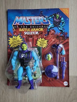 Buy MOTU Origins Masters Of The Universe He-Man Figure NEW Original Packaging Battle Armor Skeletor • 20.57£