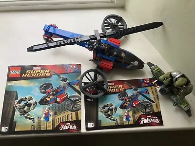 Buy Lego Marvel Super Heroes 76016 Spider-Helicopter Rescue • 35£