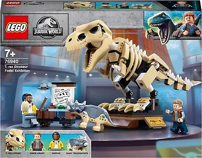 Buy LEGO Jurassic World: T. Rex Dinosaur Fossil Exhibition (76940) BRAND NEW SEALED • 24.99£