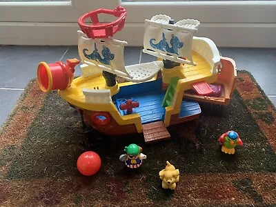 Buy Fisher Price Little People Pirate Ship With Sounds. Clean Tidy Condition • 10.99£