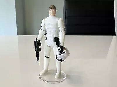 Buy Vintage Star Wars Luke Skywalker Stormtrooper Last 17 Figure With Black Blaster • 71£