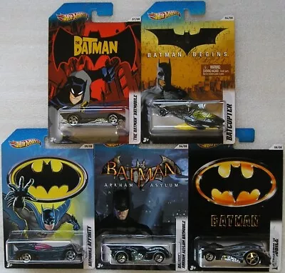 Buy Hot Wheels Batman 2011 Diecast Vehicles Selection Hotwheels Batmobile - Carded • 2.95£